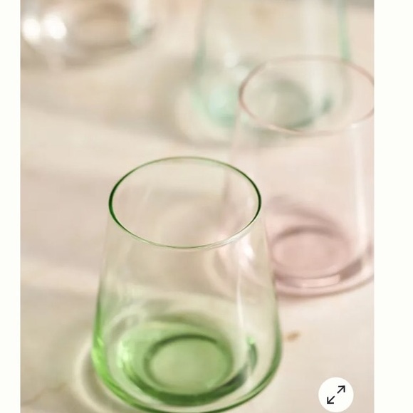 Anthropologie Wine Glasses Set of Four Assorted Colors New In Box - Picture 4 of 13